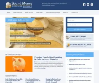 Soundmoneydefense.org(Sound Money Defense League) Screenshot