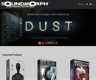 Soundmorph.com(SoundMorph Sound Libraries and Software) Screenshot