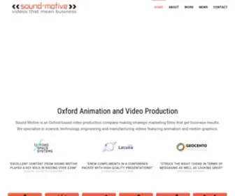 Soundmotive.tv(Oxford Video Production) Screenshot