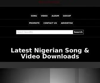 Soundng.com(The Nigerian Sound Hub) Screenshot