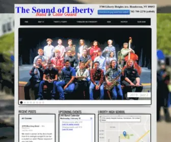 Soundoflibertybands.com(The Sound of Liberty Band) Screenshot