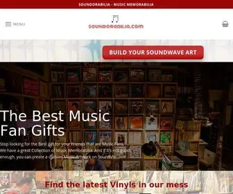 Soundorabilia.com(The Music Memorabilia Shop) Screenshot