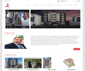 Soundous-Istitmar.com(PROMOTION IMMOBILIERE SOUNDOUS ISTITMAR) Screenshot