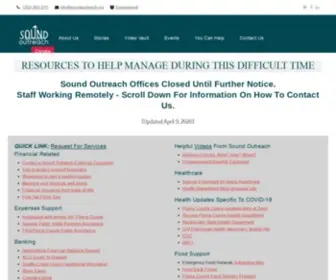 Soundoutreach.org(Sound Outreach) Screenshot