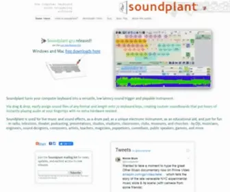 Soundplant.org(Computer keyboard sample triggering for Windows & Mac) Screenshot