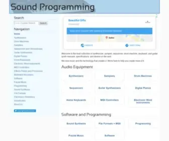 Soundprogramming.net(Sound Programming) Screenshot