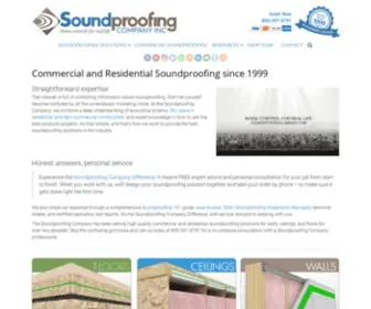 Soundproofingcompany.com(Soundproofing Company) Screenshot