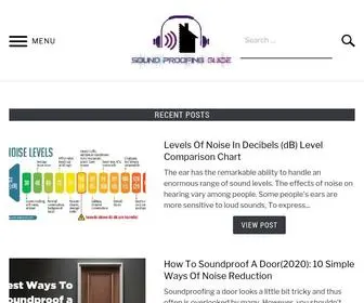 Soundproofingguide.com(Sound Proofing Guide) Screenshot