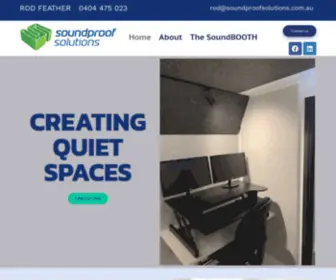 Soundproofsolutions.com.au(Soundproof Solutions) Screenshot