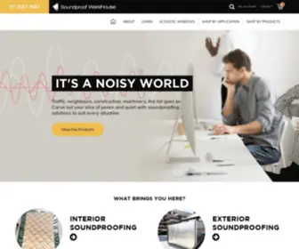 Soundproofwarehouse.com.au(Soundproof Warehouse) Screenshot