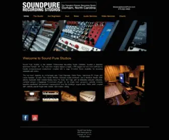 Soundpurestudios.com(Sound Pure Studios) Screenshot