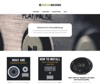 Soundrating.com(Car Audio Blog) Screenshot