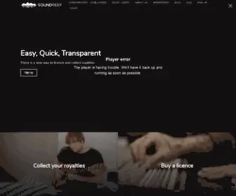 Soundreef.com(Autori ed editori) Screenshot