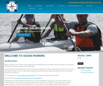Soundrowers.org(Open Water Rowing and Paddling Club) Screenshot