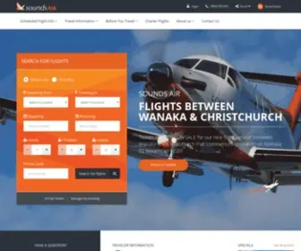 Soundsair.co.nz(Sounds Air NZ Airline) Screenshot