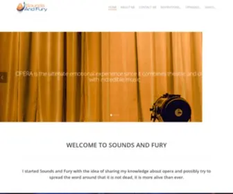 Soundsandfury.com(World of Operas) Screenshot