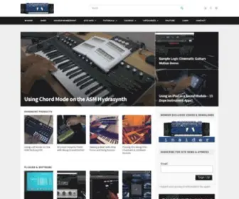Soundsandgear.com(Music Production & Creative Tech News) Screenshot