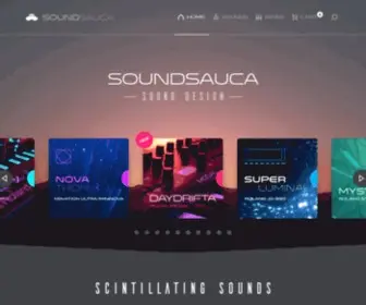 Soundsauca.com(Scintillating Sound Design) Screenshot