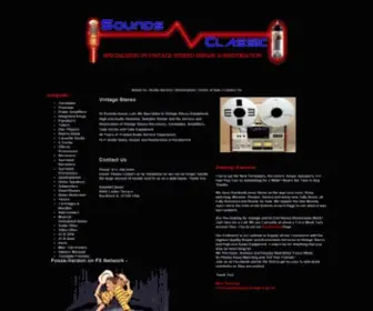 Soundsclassic.com(Vintage Stereo) Screenshot