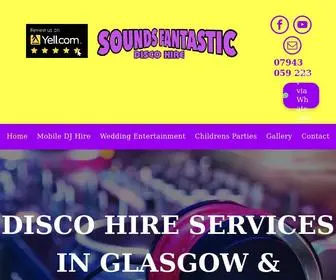 Soundsfantastic.co.uk(Sounds Fantastic Disco Hire) Screenshot