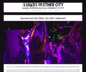 Soundsfromtheothercity.com(Sounds From The Other City festival) Screenshot