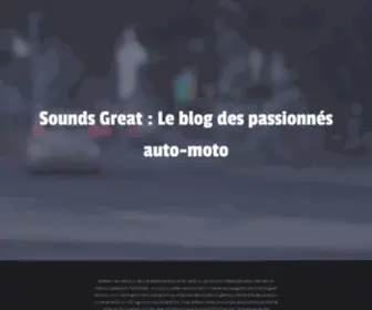 Soundsgreat.net(Redécouvrez) Screenshot