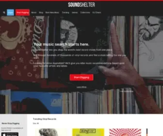 Soundshelter.net(Discover New Electronic Music) Screenshot