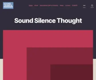 Soundsilencethought.com(Sound Silence Thought) Screenshot