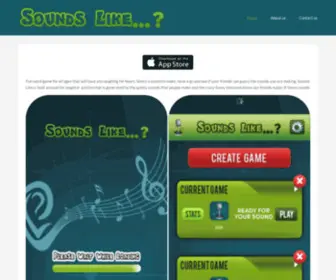 Soundslikeapp.com(Sounds Like) Screenshot