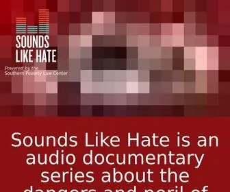 Soundslikehate.org(Sounds Like Hate) Screenshot