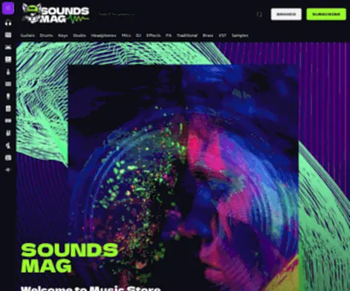 Soundsmag.com(Samples, VST plugins, musical equipment, reviews) Screenshot