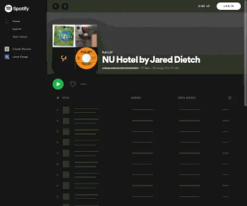 Soundsofnu.com(NU Hotel by Jared Dietch) Screenshot