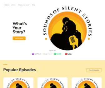 Soundsofsilentstories.com(SOUNDS OF SILENT STORIES) Screenshot