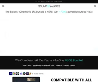 Soundssavages.com(The Best SFX Bundles Here ? SOUNDSSAVAGES) Screenshot