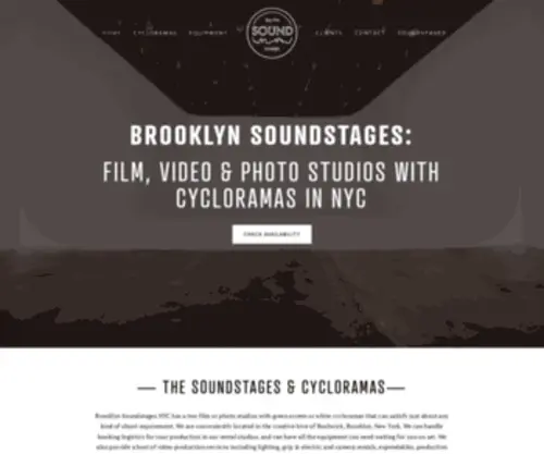 Soundstagerental.com(Sound Stage Rental Brooklyn) Screenshot