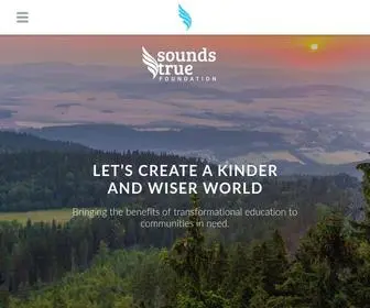 Soundstruefoundation.org(Sounds True) Screenshot