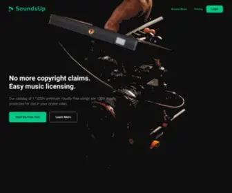 Soundsup.io(We provide unlimited royalty) Screenshot