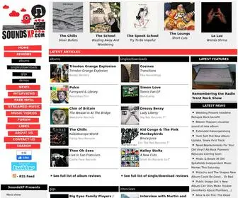 SoundsXp.com(Music webzine) Screenshot