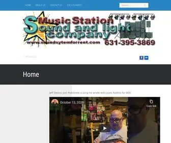Soundsystemforrent.com(The Music Station Sound and Lighting Company) Screenshot