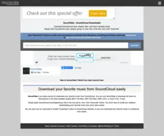 Soundtake.net(SoundCloud link generator) Screenshot