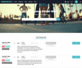 Soundtaxi.net(Gemafreie Musik) Screenshot