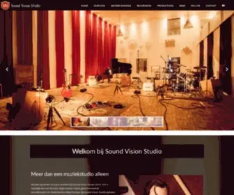 Soundvisionstudio.com(Sound Vision Studio Muziekstudio) Screenshot