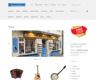 Soundzofmuzic.ie(Soundz of Muzic Musical Instrument Shop) Screenshot