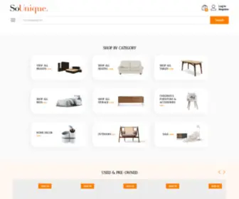 Sounique.pk(Marketplace To Buy and Sell New & Used Furniture) Screenshot