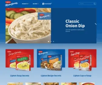 Soup.com(Lipton®) Screenshot