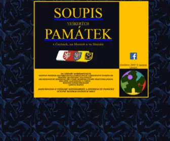 Soupispamatek.com(Soupis) Screenshot
