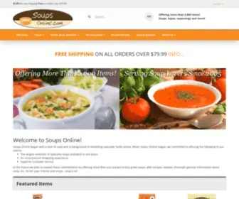 Soupsonline.com(Soups Online) Screenshot