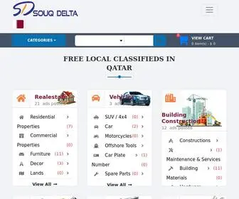 SouqDelta.com(Best Free Ad Posting Sites in Qatar) Screenshot