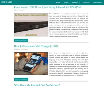 Sourajit.com(Sourajit Saha) Screenshot