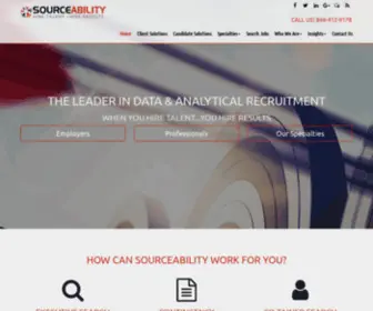 Sourceabilityinc.com(SourceAbility, Inc) Screenshot